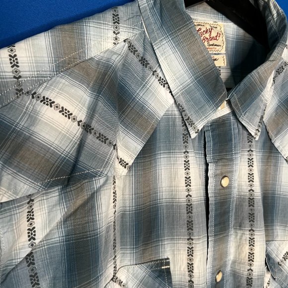 Lucky Men's Button Up XL - Picture 6 of 9